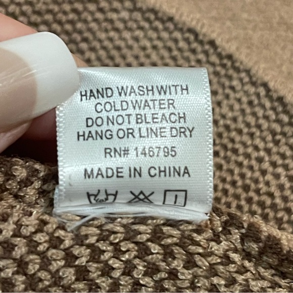 NWT High Neck Leopard Sweater with Side Cut Shoulder - Picture 13 of 14